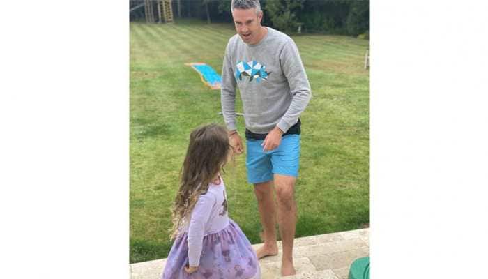 &#039;Sunday Funday&#039;: Former England cricketer Kevin Pietersen spends some fun time with daughter