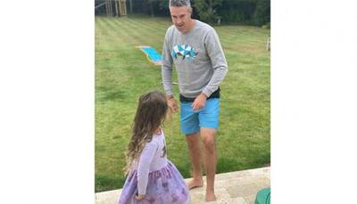 'Sunday Funday': Former England cricketer Kevin Pietersen spends some fun time with daughter