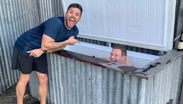 It&#039;s been a long time: Steve Smith posts picture of him enjoying ice bath