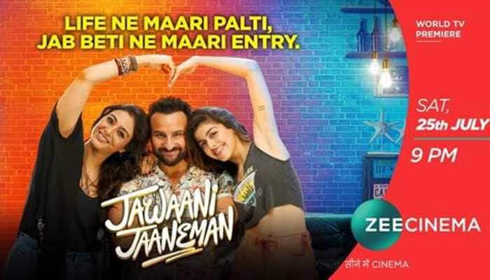 World Television Premiere of the uber-cool film &#039;Jawaani Jaaneman&#039; on Zee Cinema