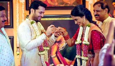 Telugu star Nithiin gets engaged to ladylove Shalini, posts pic on social media!