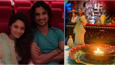 Ankita Lokhande lights a candle in Sushant Singh Rajput's memory: Keep smiling wherever you are