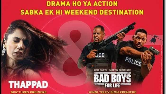 This weekend watch premiere of Thappad and Bad Boys for Life on &amp;pictures!