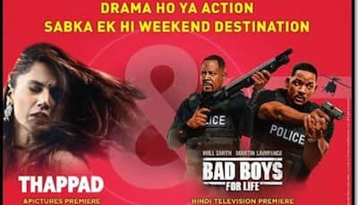 This weekend watch premiere of Thappad and Bad Boys for Life on &pictures!