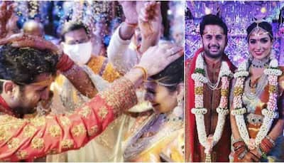 Telugu actor Nithiin gets married to Shalini in Hyderabad, see dreamy wedding pics
