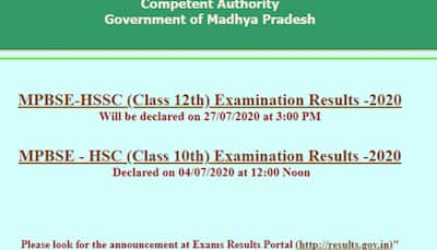 MPBSE Class 12 results to be declared in 20 minutes, check mpbse.nic.in, mpresults.nic.in for toppers list, pass percentage, marks