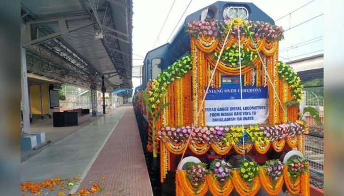 India hands over 10 diesel engines to Bangladesh strengthening country&#039;s railway infrastructure
