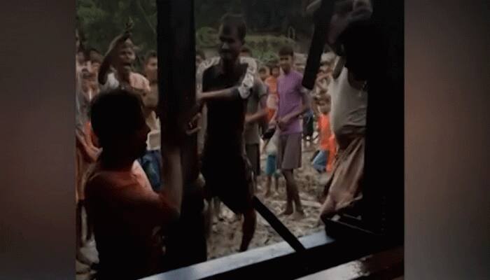 Man tied to pole, thrashed brutally with sticks for talking to girl in Bihar&#039;s Motihari