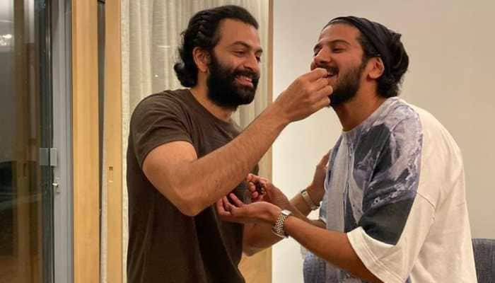 Prithviraj Sukumaran&#039;s viral pic with the birthday boy and &#039;best burger chef&#039; Dulquer Salmaan!