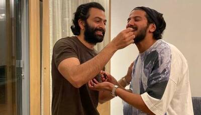 Prithviraj Sukumaran's viral pic with the birthday boy and 'best burger chef' Dulquer Salmaan!