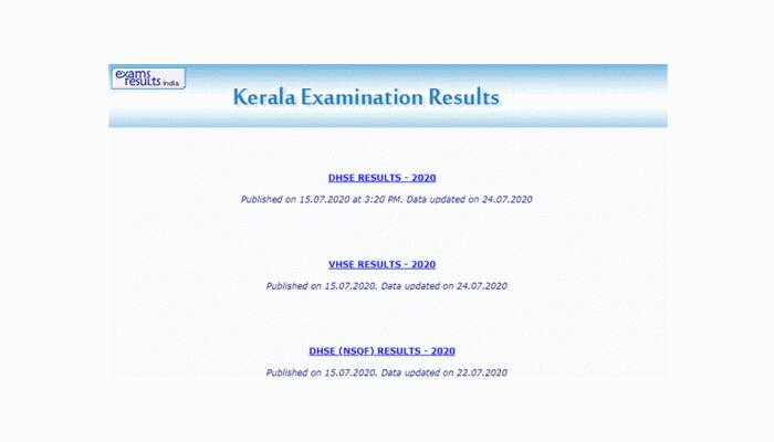 DHSE to announce Kerala plus one results 2020 this month on keralaresults.nic.in
