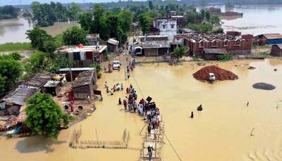 More than 45 lakh people affected due to floods across 14 districts in Bihar 