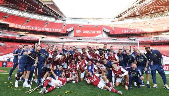 Pierre-Emerick Aubameyang&#039;s brace helps Arsenal beat Chelsea for 14th FA Cup trophy