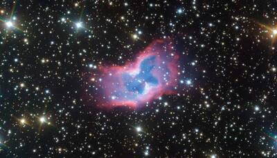 Astronomers use ESO telescope to capture photo of extremely rare 'space butterfly'