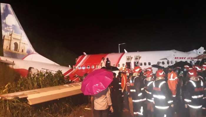 Air India Express plane skids at Kozhikode airport, breaks into two, at least 16 including both pilots dead