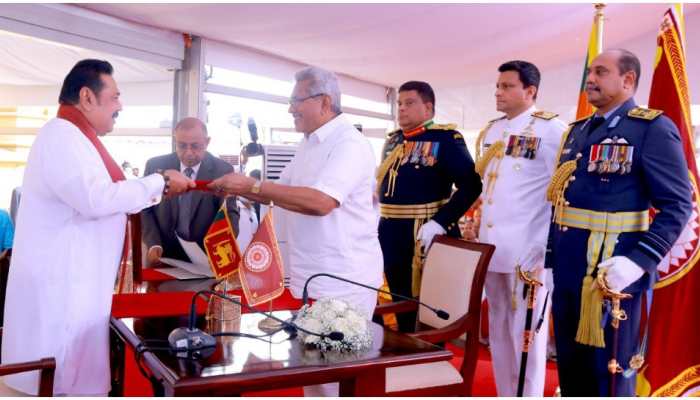 Mahinda Rajapaksa takes oath as Sri Lankan PM for fourth time