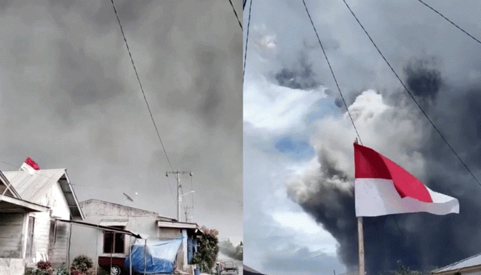 Indonesia&#039;s Mount Sinabung volcano erupts, spews huge ash cloud 5 km into the sky