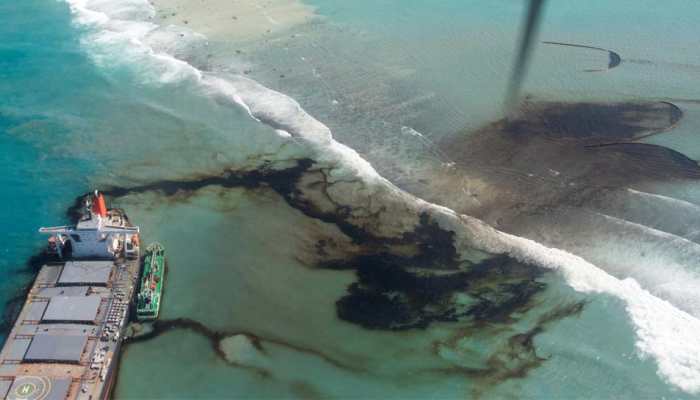 Sea life around Mauritius dying as Japanese ship oil spill spreads