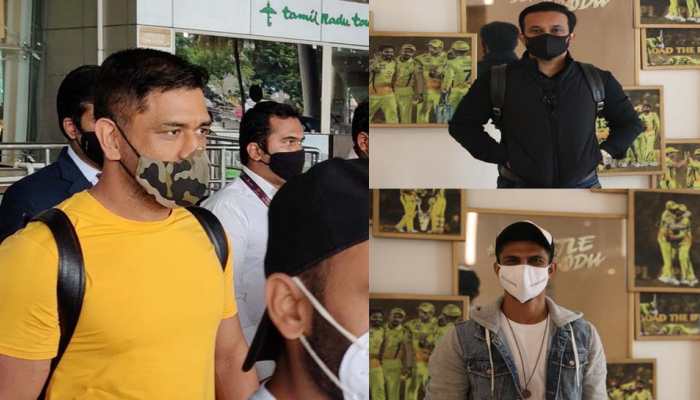 MS Dhoni, other CSK players arrive in Chennai for training camp ahead of IPL 2020