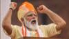 PM Narendra Modi continues 'safa' tradition, opts for saffron, cream turban
