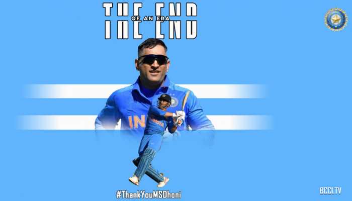 BCCI thanks 'legend and inspiration' MS Dhoni as former skipper retires from international cricket