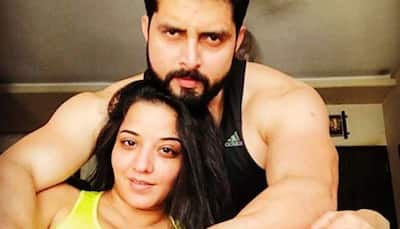 Bhojpuri bombshell Monalisa's loved-up pics with husband Vikrant are too hot to handle