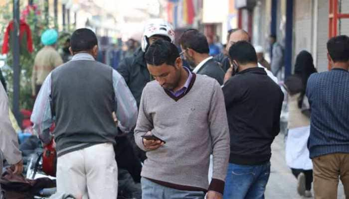 In J&amp;K&#039;s Ganderbal district, mobile 4G internet services restored on trial basis