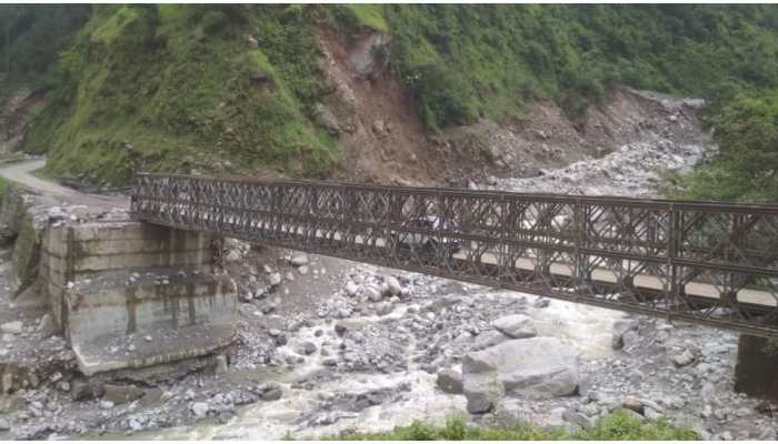 BRO constructs 180-feet bailey bridge within 3 weeks to provide connectivity to 20 Uttarakhand villages 