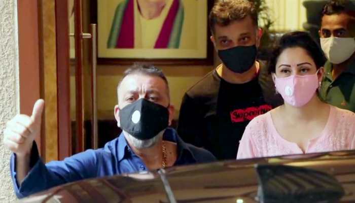 &#039;Pray for me&#039;, says Sanjay Dutt as he leaves for hospital for cancer treatment