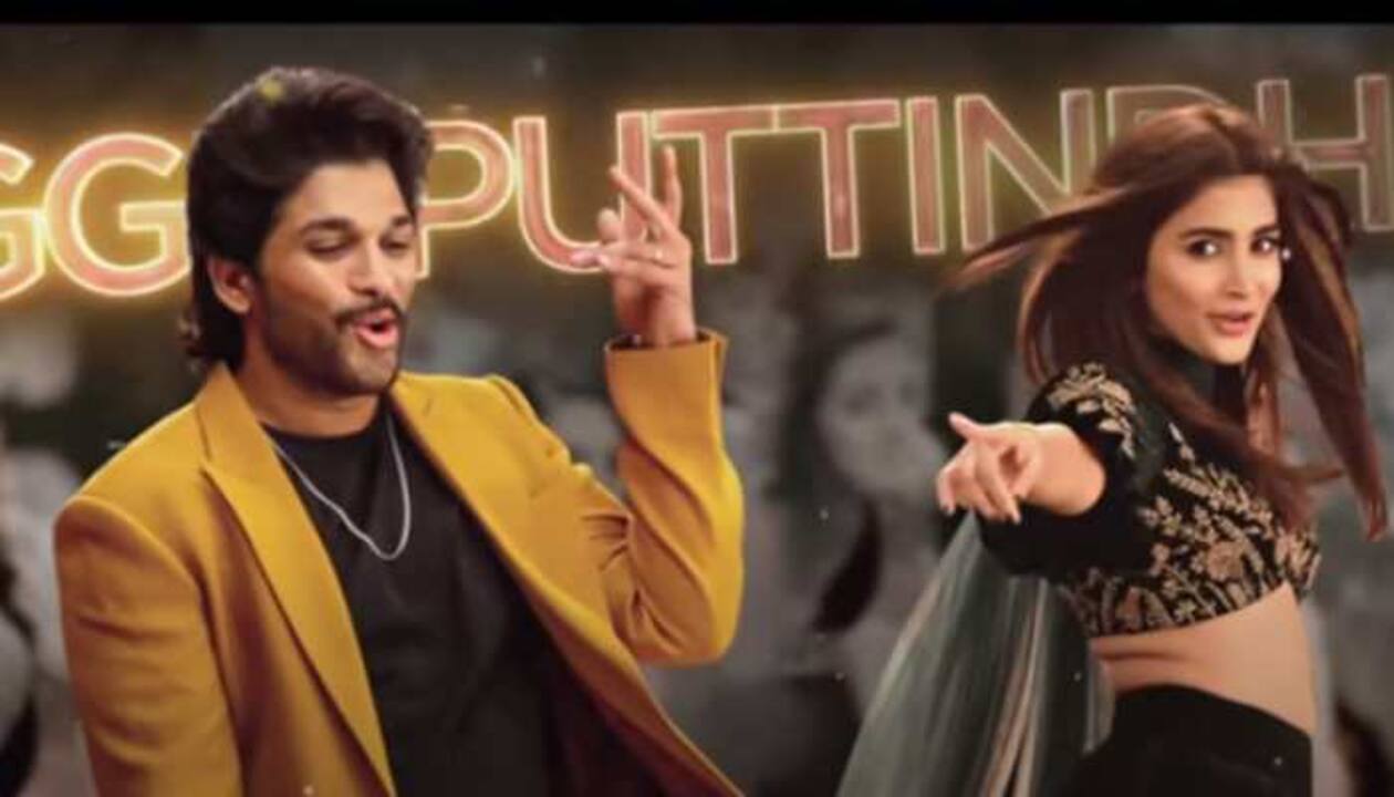 South sensation Pooja Hegde and Allu Arjun's fun shot from 'Ramuloo  Ramulaa' song goes viral - Watch | Regional News | Zee News