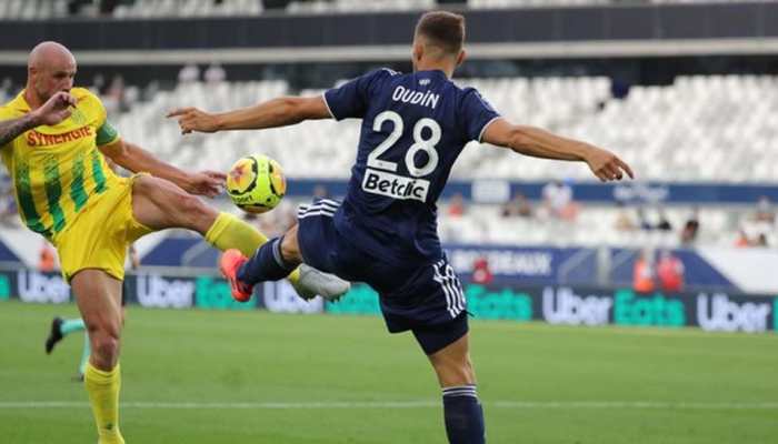 10-man Bordeaux held by Nantes as Ligue 1 makes sluggish return	