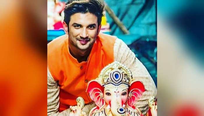 Sushant Singh Rajput's pic with Ganesha idol is making us teary-eyed