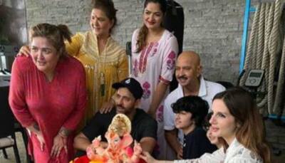 Ganesh Chaturthi 2020: Hrithik Roshan, Sussanne Khan take part in visarjan with family, see pics