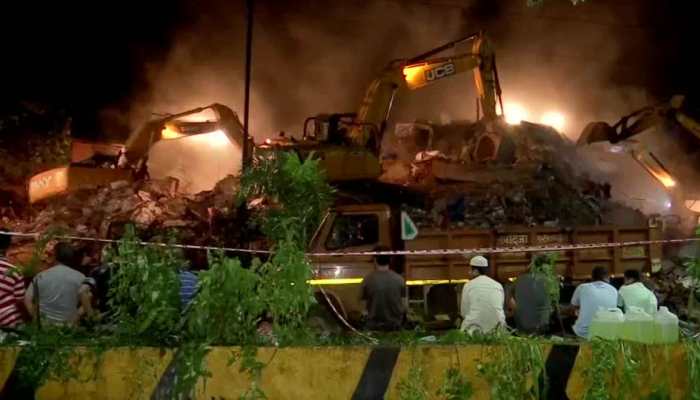 1 dead, 60 rescued, around 25 feared trapped as 5-storey building collapses in Maharashtra's Raigad; rescue operation underway