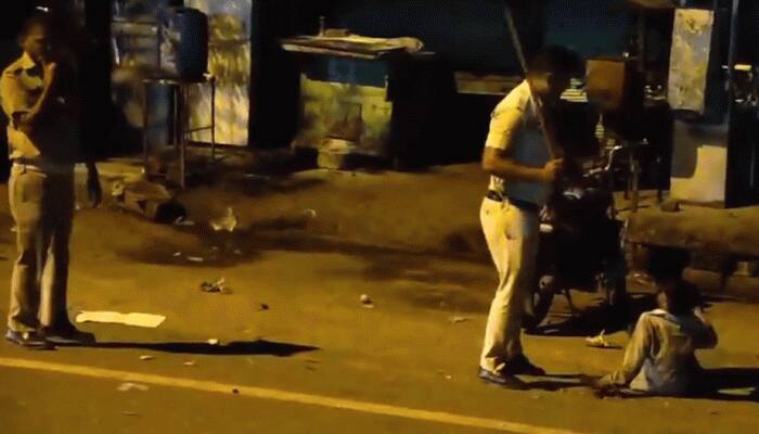 Video of a minor being beaten by a cop in Delhi goes viral; constable suspended