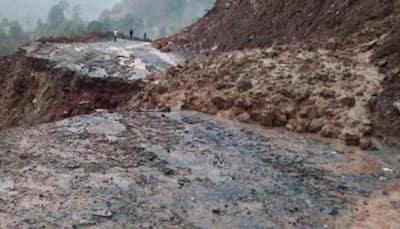 Jammu-Srinagar National Highway blocked due to landslide in Ramban district