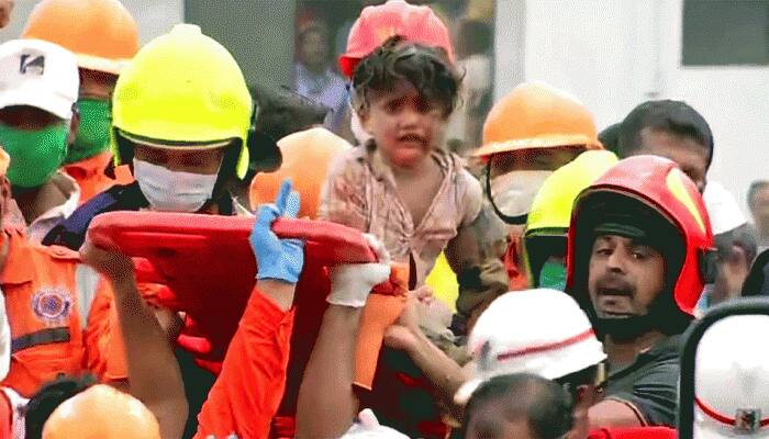 Raigad building collapse death toll rises to 13; 4-5 people feared trapped under debris, NDRF rescue operation underway