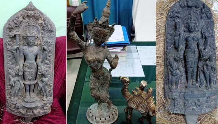 Kolkata Customs makes biggest seizure of antiques in recent times; 25 idols valued over Rs 35 crore seized