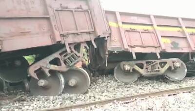 4 coaches of goods train derail on Agra-Delhi route in Mathura