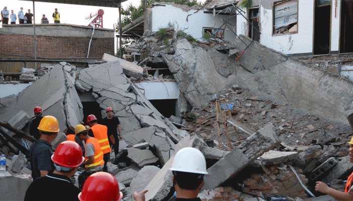 Restaurant collapses in China&#039;s Shanxi province during birthday party, 29 killed