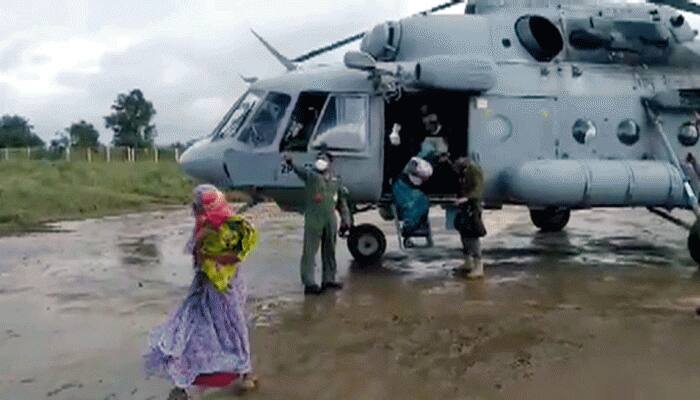 22-year-old rescued from flooded Madhya Pradesh village gives birth to baby