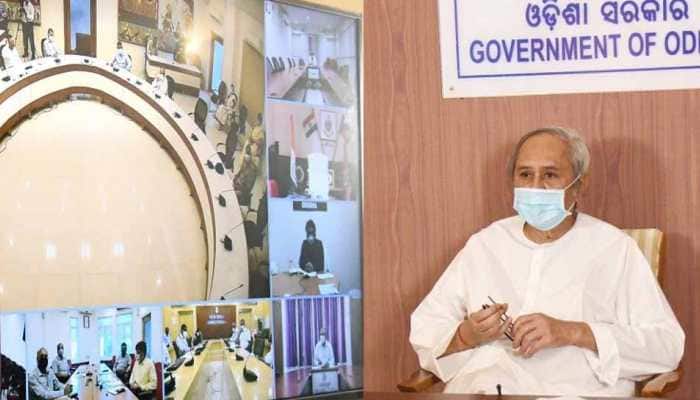 Odisha CM Naveen Patnaik holds review meeting over COVID-19, flood situation