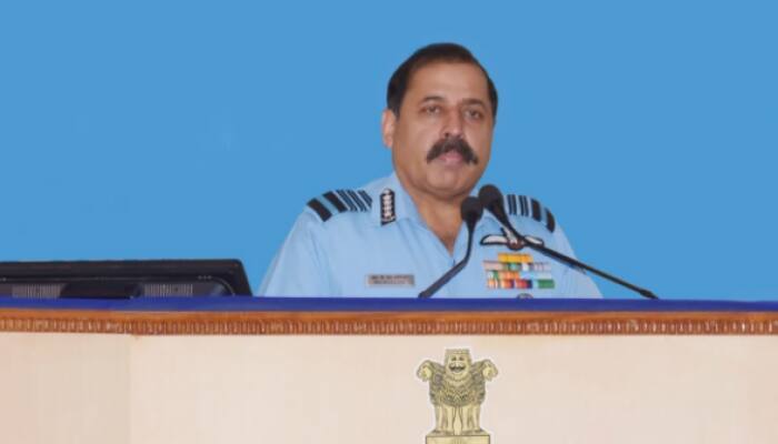 Air Chief Marshal RKS Bhadauria talks about national security at College of Air Warfare in Secunderabad 