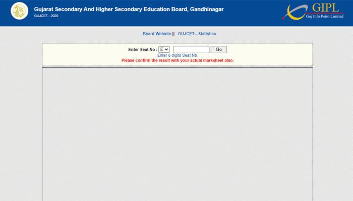 GUJCET result 2020 declared at gseb.org: Here's how you can check the results