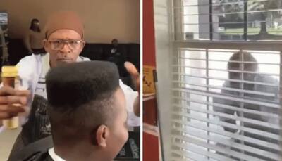 Barber comes with a unique technique to give haircut perfect from all angle; video goes viral