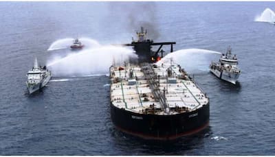 MT New Diamond Fire off Sri Lanka coast: No oil spill reported, cargo hold safe 