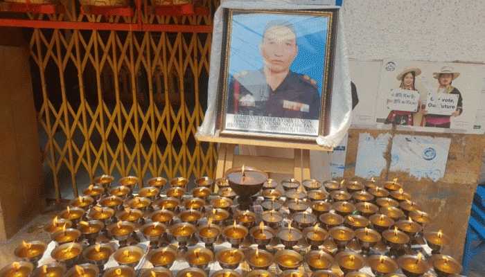 India&#039;s Special frontier force&#039;s Tibetan soldier Nyima Tenzin cremated with full public honour