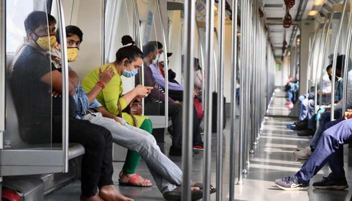 Nearly 33,300 people travelled on Yellow, Blue and Pink lines of Delhi metro on Wednesday morning: DMRC