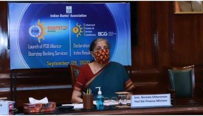 FM Nirmala Sitharaman unveils Doorstep Banking Services by PSBs, declares EASE 2.0 Index results