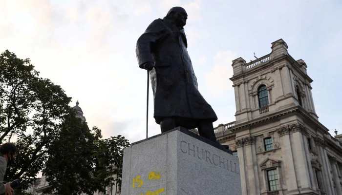 Teenager charged with defacing Winston Churchill's London statue